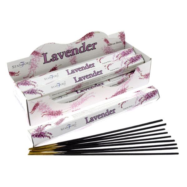 37102 lavanda - bastoncini di incenso esagono premium stamford
