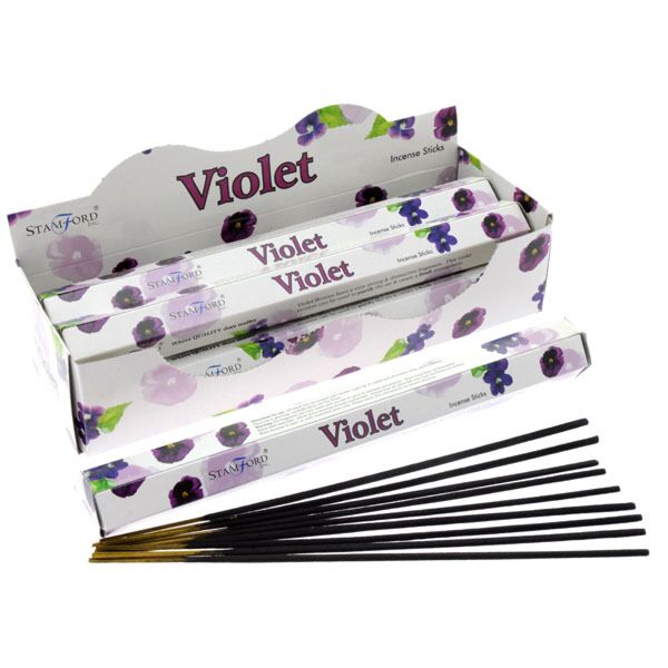 37104 VIOLETS - Sticchi di incenso esagonale Stamford Premium