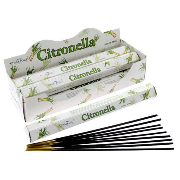 37120 Citronella - Sticchi di incenso esagonale Premium Stamford