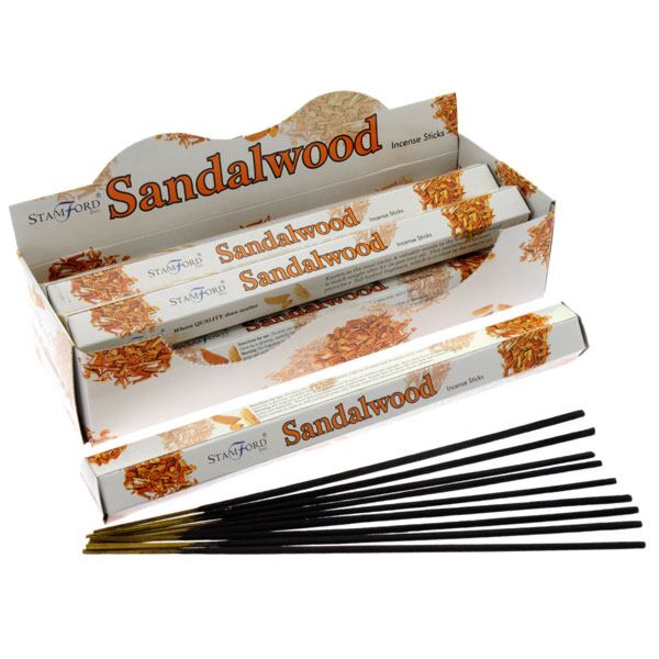 37107 Sandelhout - bastoncini di incenso esagonale Stamford Premium