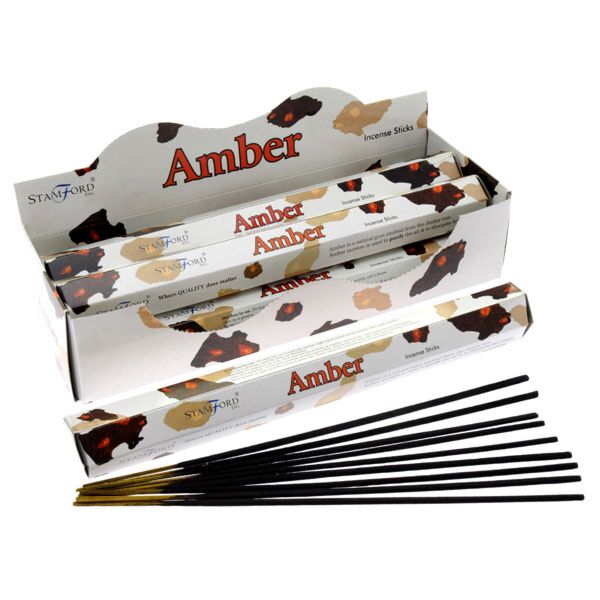37111 Amber - Sticchi di incenso esagonale Premium Stamford