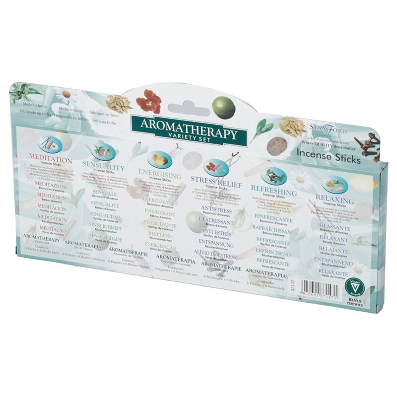 37147 Aromatherapy - Stamford Hex Incense Sticks Box 6 Pacchetti