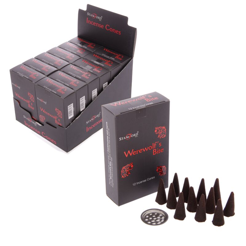 37183 mordedura de hombre lobo -conos de incienso stamford negro