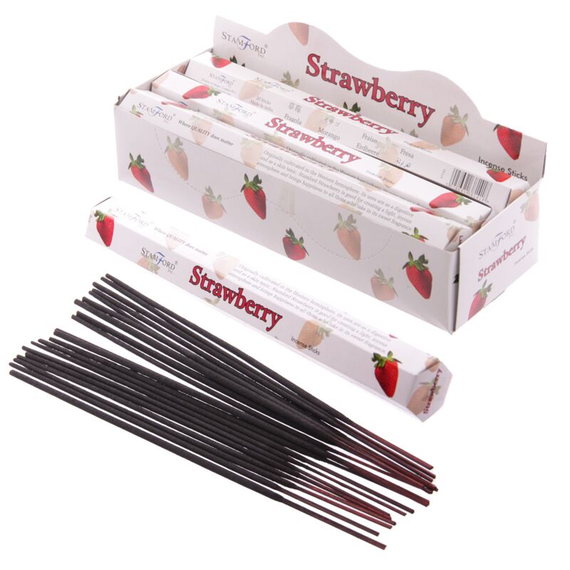 37141 Strawberry - Stamford Premium Hex Sticks