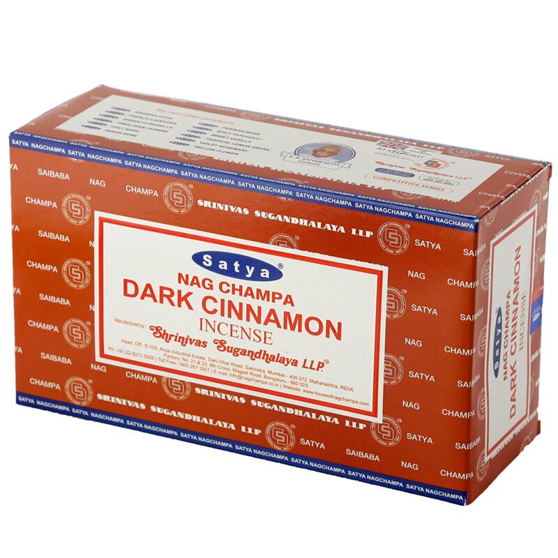 01349 Cinela oscura - Satya Nag Champa Inciense Sticks