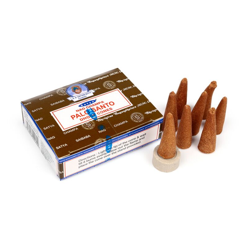 Coni di incenso Satya palo santo nag champa dhoop