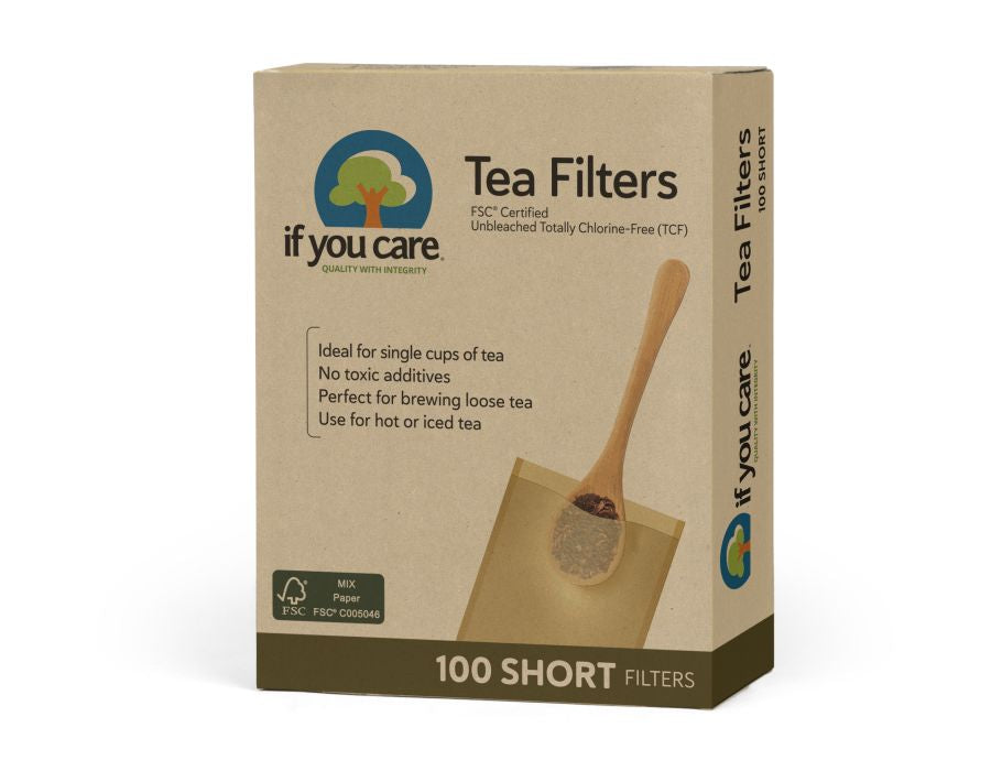 Si le importan los filtros de té, FSC sin blanquear el 100º.