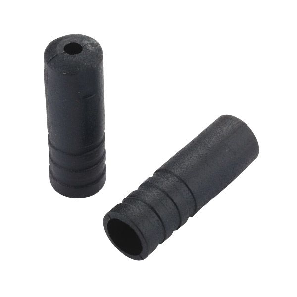 Tappi terminali Jagwire aperti - spostamento di 4 mm - plastica (100 pezzi) - neri