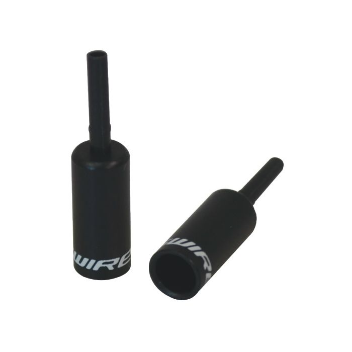 Tapas de extremo Jagwire forradas - freno de 5 mm - aleación (50 piezas) - negro