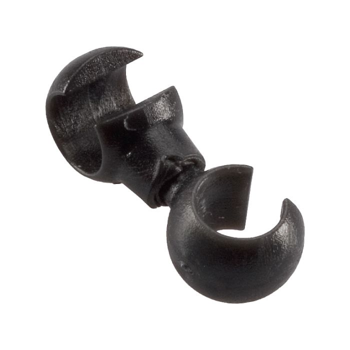 Gancho giratorio Jagwire (4 piezas) - negro