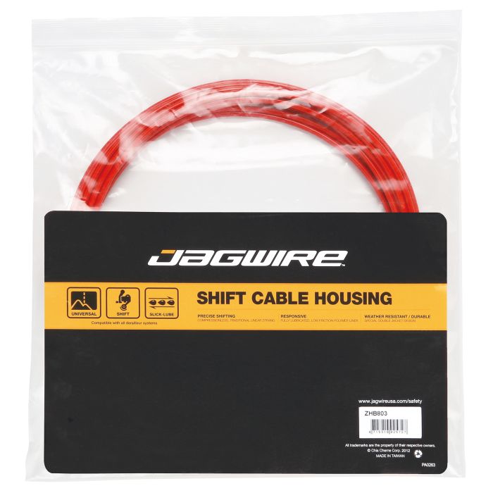 Caja de cambio Jagwire 4mm lex-sl slick-lube (10 m) - rojo