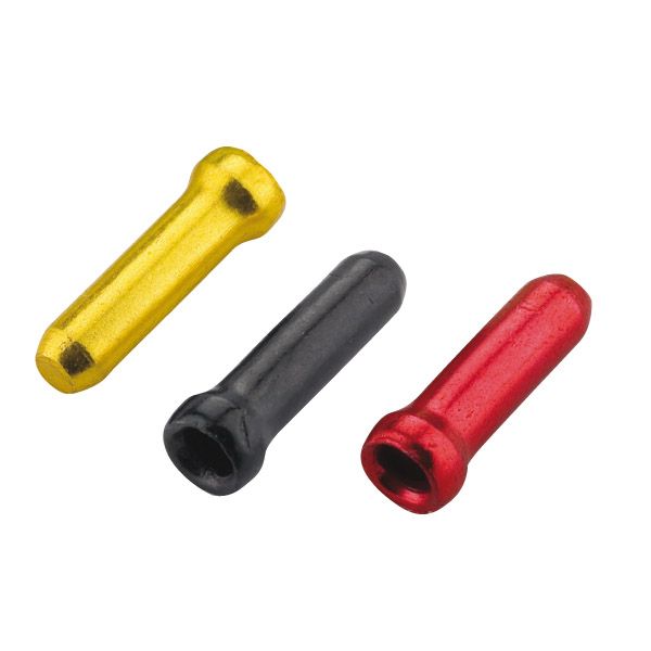 Punte per cavi Jagwire - freno o cambio (30 pezzi ciascuno) - oro nero rosso