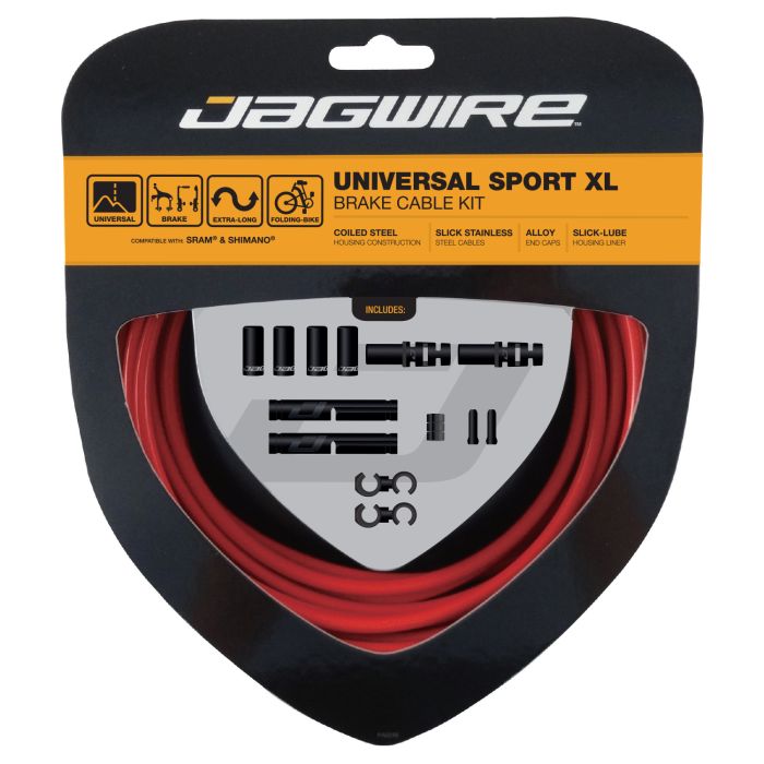 Jagwire universal sport brake xl kit - red