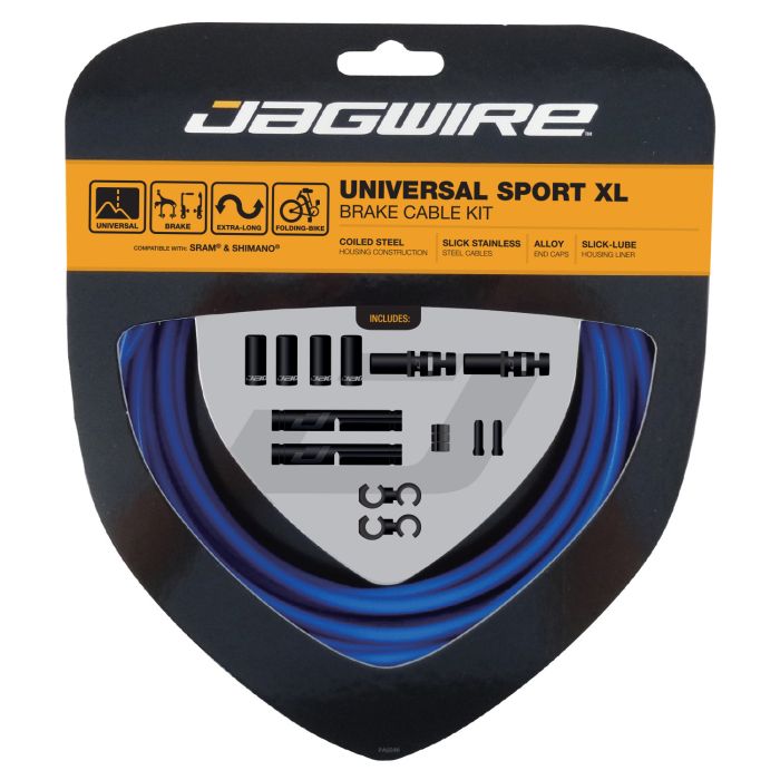 Jagwire kit de freno deportivo universal xl - sid azul