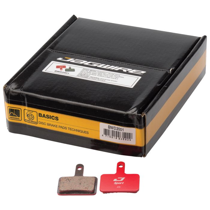 Pastilla de freno de disco semimetálica deportiva Jagwire - taller (25 pares) - shimano (deore lx t675)