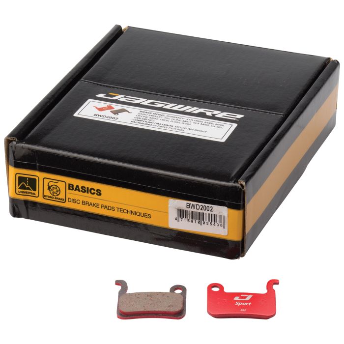 Pastilla de freno de disco semimetálica deportiva Jagwire - taller (25 pares) - shimano (xtr m975)