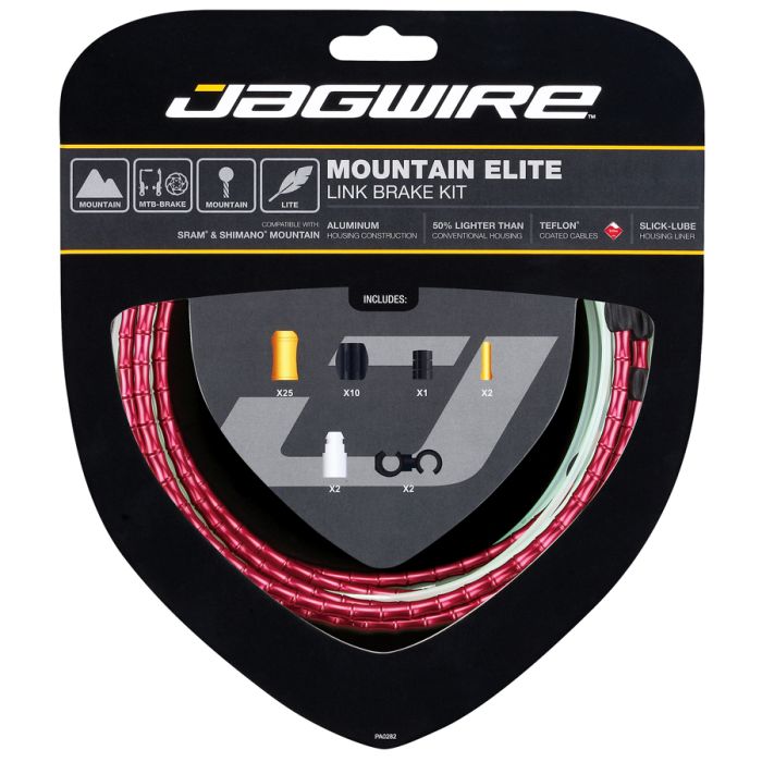 Kit freno Jagwire Mountain Elite Link - rosso