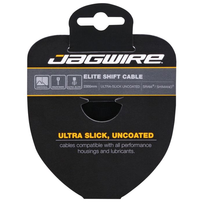 Cable de cambio Jagwire - acero inoxidable ultra pulido elite - 1,1x2300 mm - sram shimano