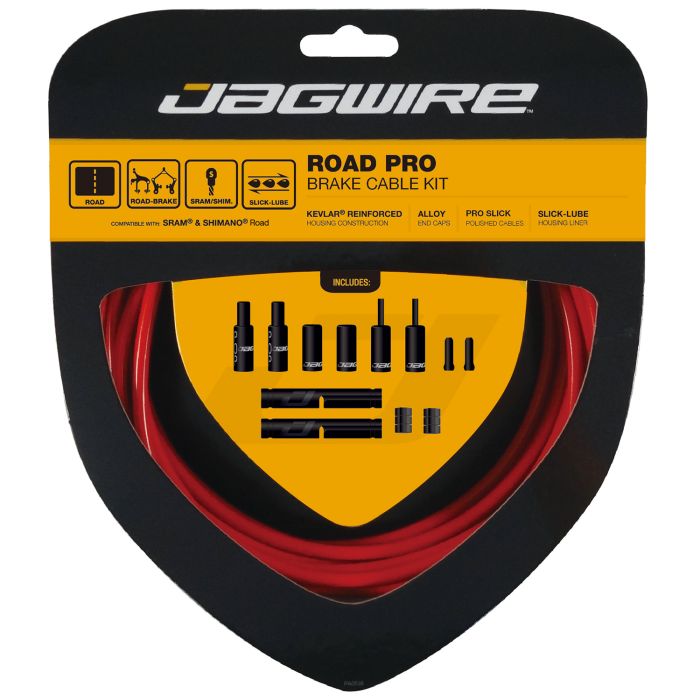 Kit de frenos Jagwire road pro - rojo