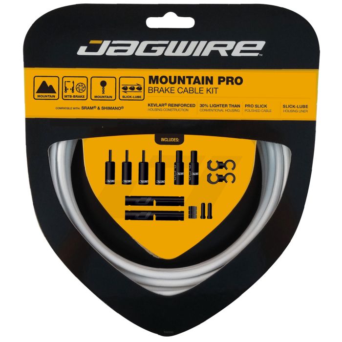Kit de frenos Jagwire mountain pro - blanco