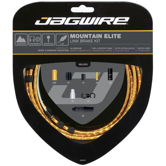 Kit freno Jagwire Mountain Elite Link - Oro