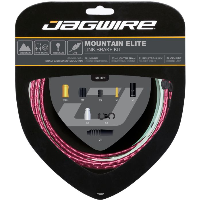 Kit freno Jagwire Mountain Elite Link - rosso