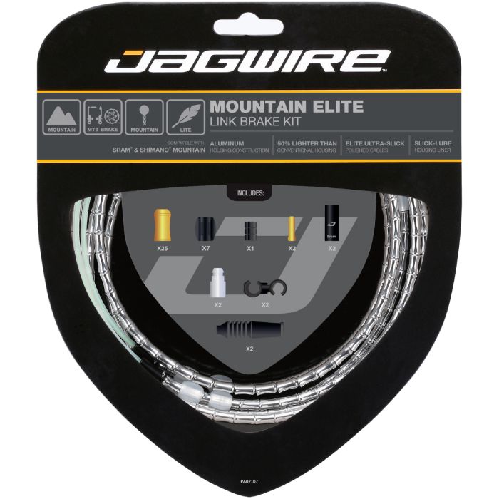 Kit freno Jagwire Mountain Elite Link - argento