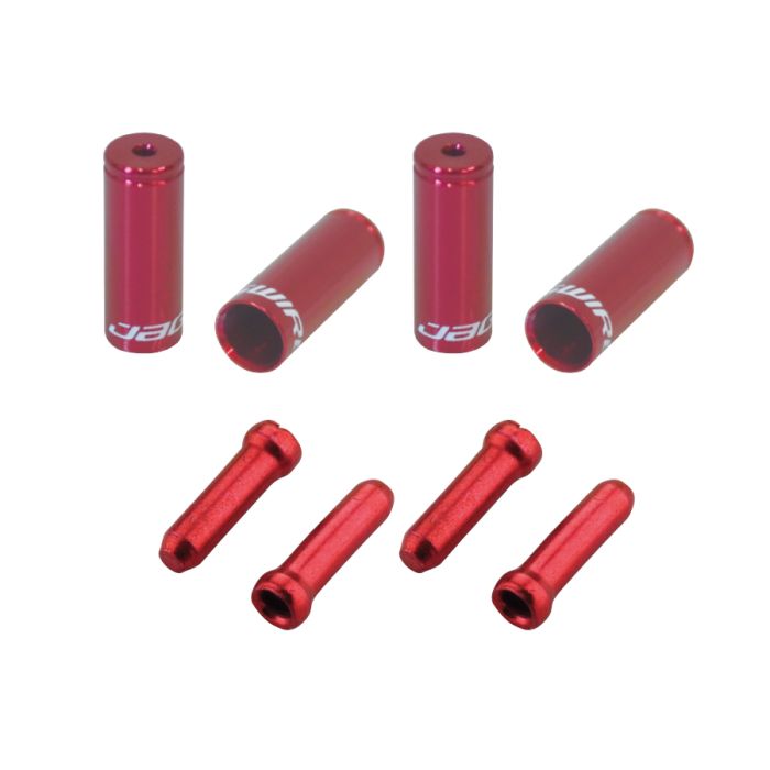 Confezione di ricarica combinata per tappi terminali Jagwire - rossa