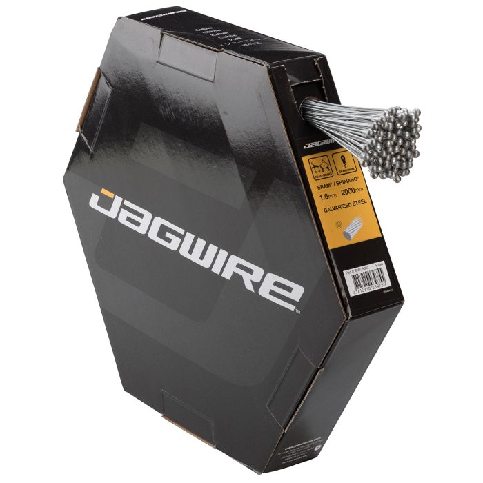 Cable de freno de carretera Jagwire - basics galvanizado - 1,6x2000mm - sram shimano (100uds)
