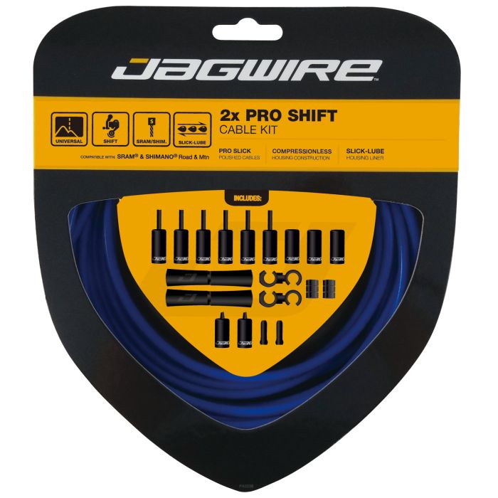 Jagwire 2x pro kit de cambio - sid azul
