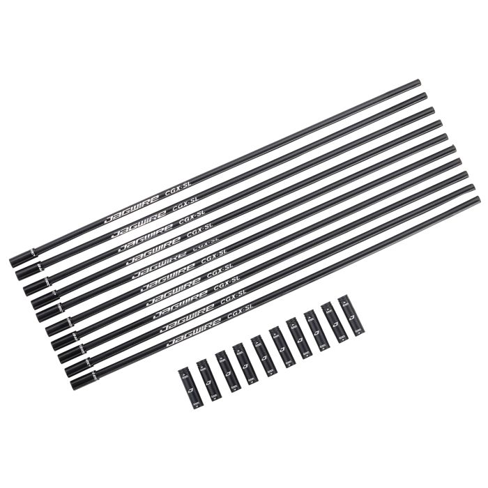 Jagwire carcasa de cambio flexible 4mm cgx-sl (240mm - 10uds) - negro