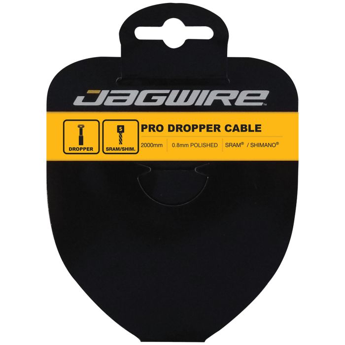 Cable interior cuentagotas Jagwire - pro inoxidable pulido - 0,8x2000mm