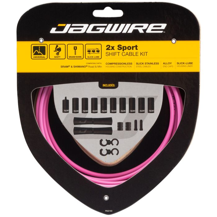 Kit cambio sportivo Jagwire 2x - rosa