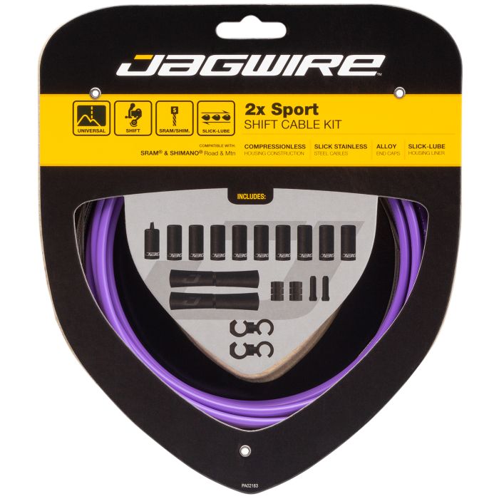 Kit cambio sportivo Jagwire 2x - viola