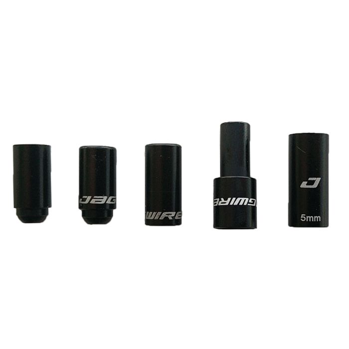 Jagwire road elite link pack de tapas finales de freno (12uds) - negro