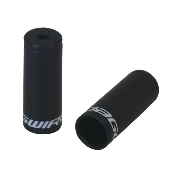 Tappi terminali Jagwire aperti - contagocce da 3 mm - lega (50 pezzi) - nero