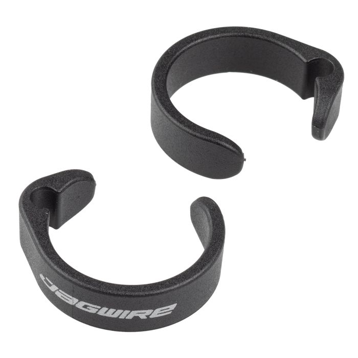 Anello clip Jagwire - cavo di controllo ebike da 3,2 mm (19,0 - 22,2 mm) (4 pezzi) - nero
