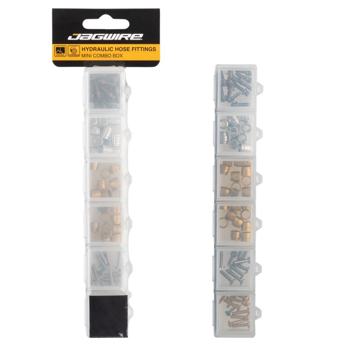 Mini caja combinada de accesorios para mangueras hidráulicas Jagwire
