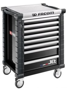 Carro herramientas Facom jet+ 7 cajones m4 negro