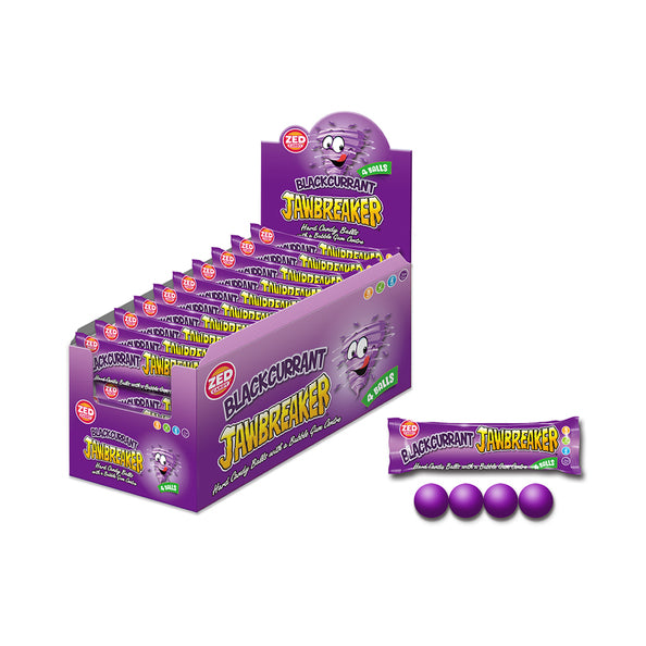 Zed candy jawbreaker ribes nero (40x confezione da 4)