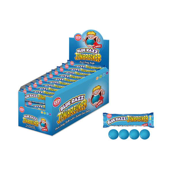 Zed candy jawbreaker blu lampone (40x confezione da 4)