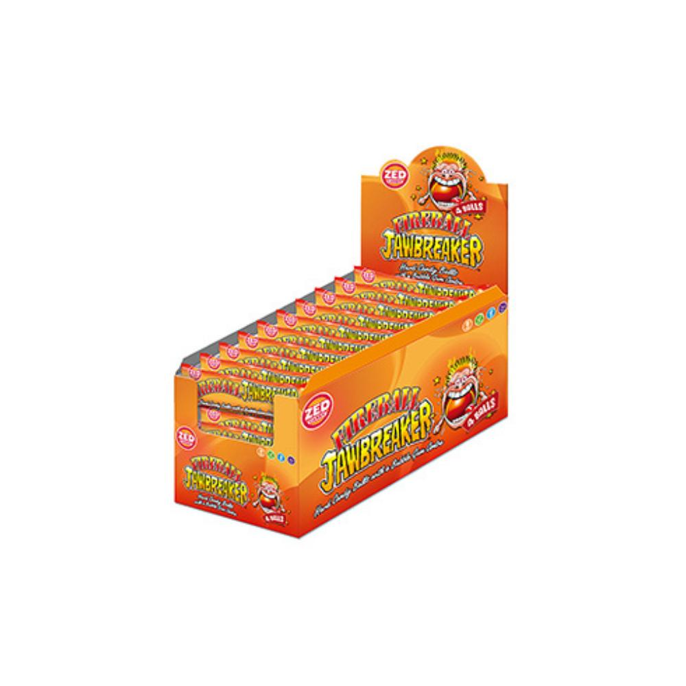 Palla di fuoco Zed Candy jawbreaker (40 confezioni da 4)
