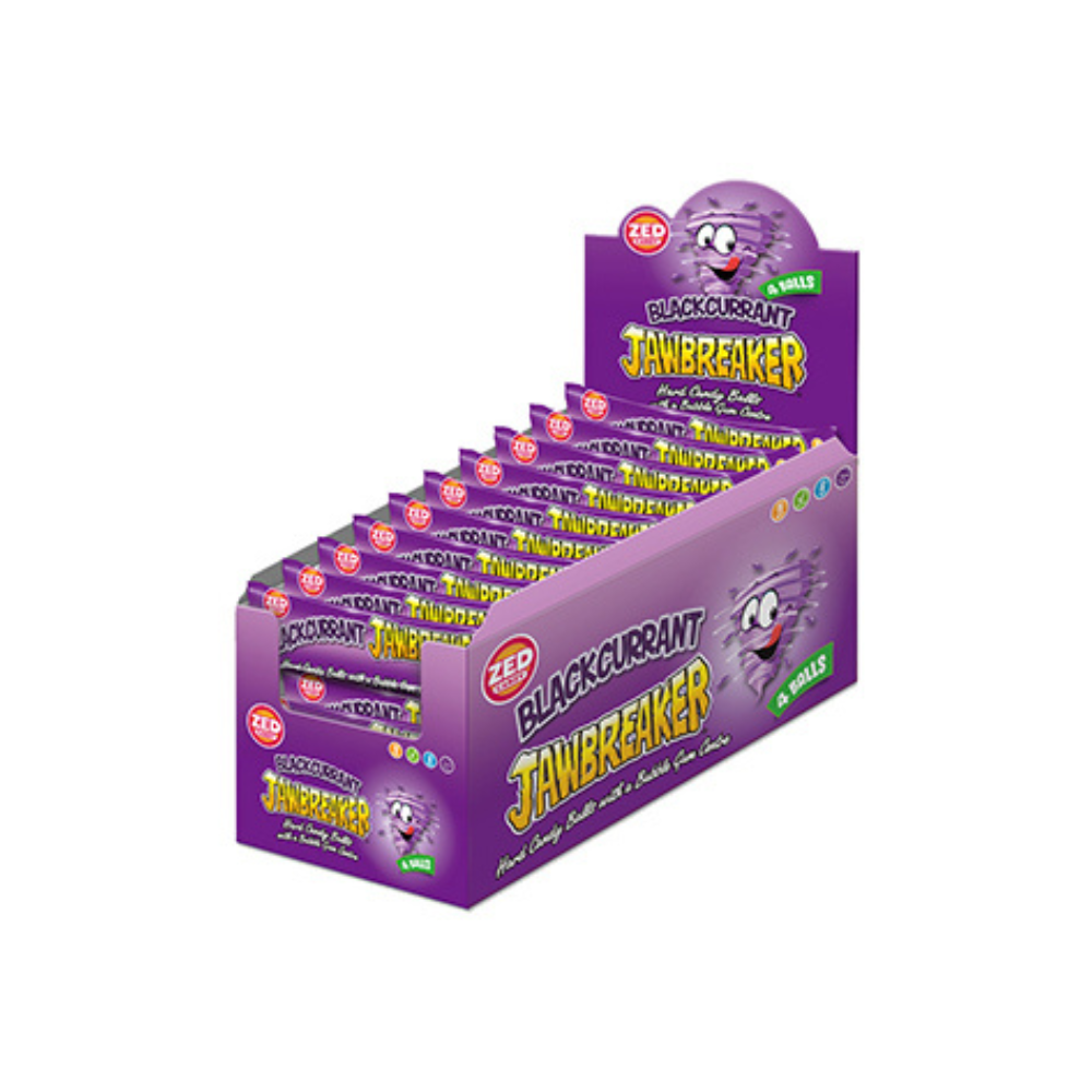 Zed candy jawbreaker ribes nero (40x confezione da 4)