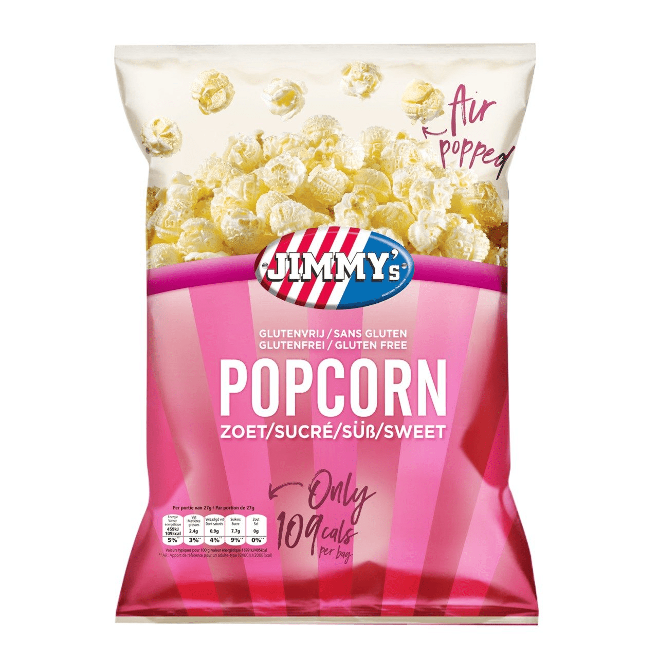 Mini bag dolce di popcorn di Jimmy (21x 27gr) (copia)