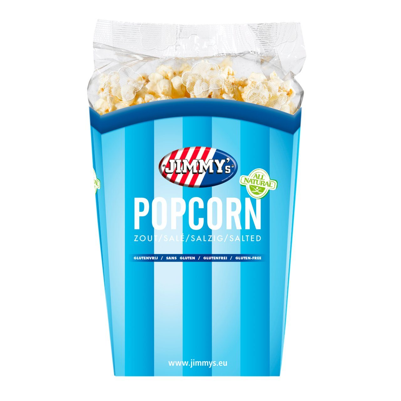Tubo di sale per popcorn Jimmy's (6x 90gr)