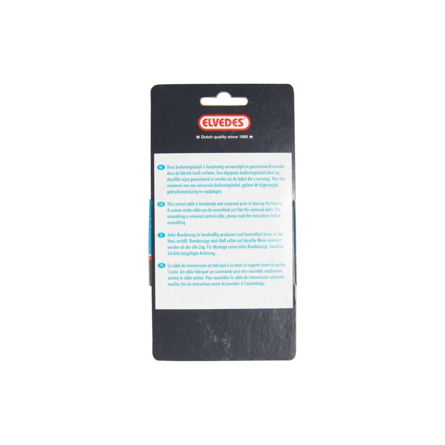 Elvedes Schakel Buitenk 5 mm 2m Black +2 Ferrules 2021072