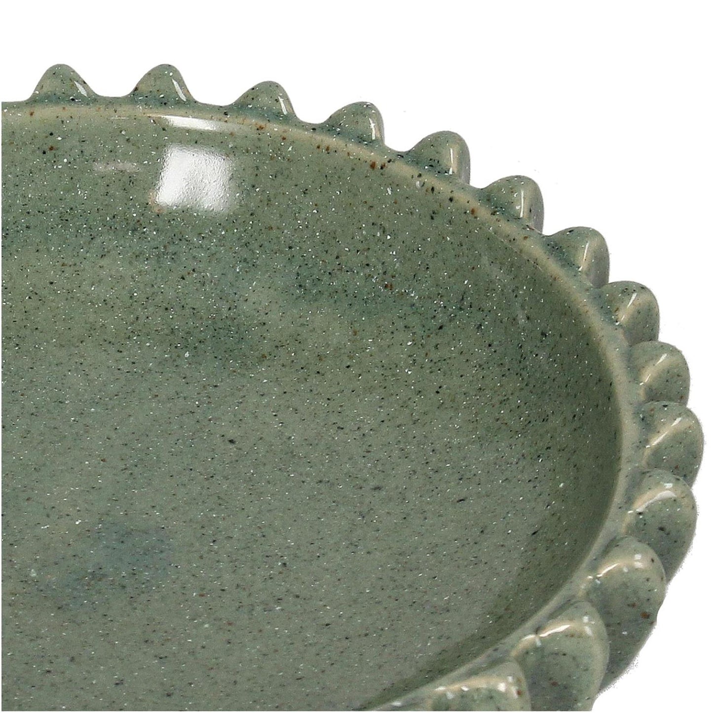 Cuenco Kersten cerámica verde 20x20x5,5cm