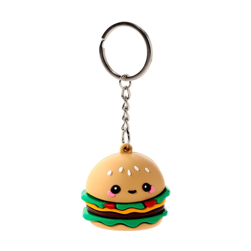 Llavero PVC 3D Hammy la hamburguesa foodie mals
