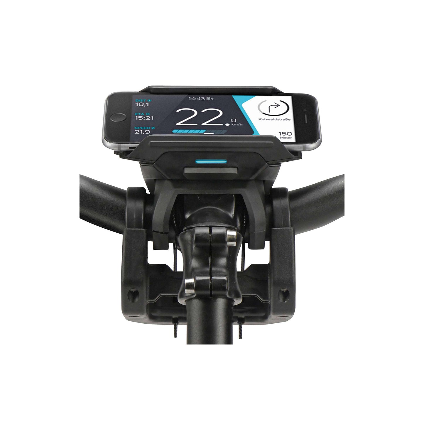 Klickfix Distancia Adaptador Conjunto E 90 grados negros