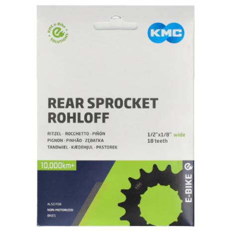 KMC Gear Rohloff largo 18t nero